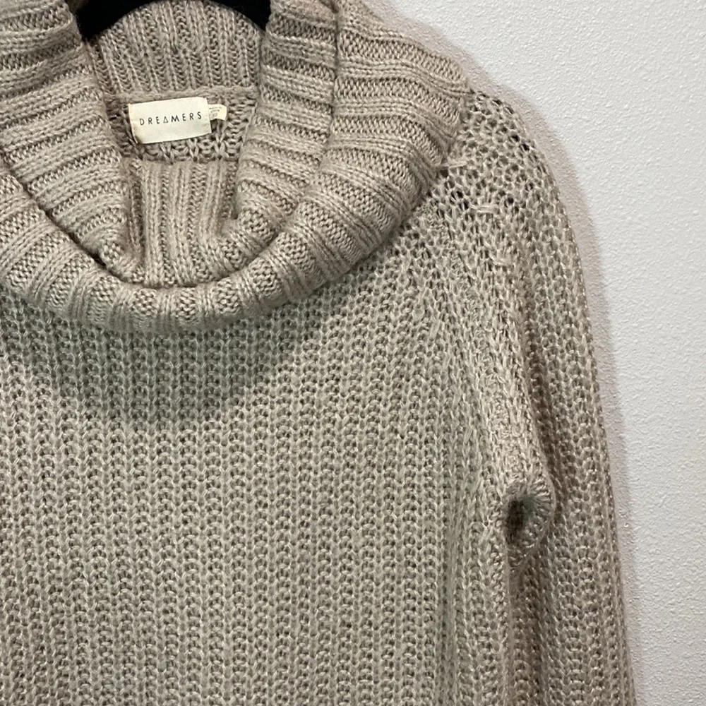Dreamers oversized sweater‎ turtleneck beige C7354